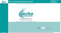 Desktop Screenshot of bookings.echointerpreting.com.au